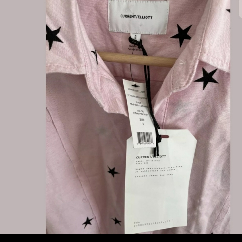 CURRENT ELLIOT ROSIE STAR SHIRT DRESS - Picture 4 of 7